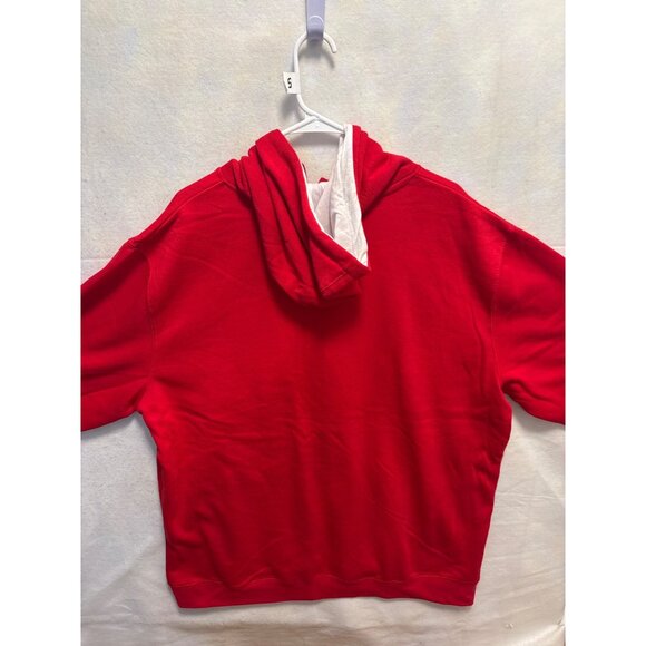 Stadium Athletics Wisconsin Badgers Hoodie 2X Red & White Cotton Blend - Picture 8 of 9